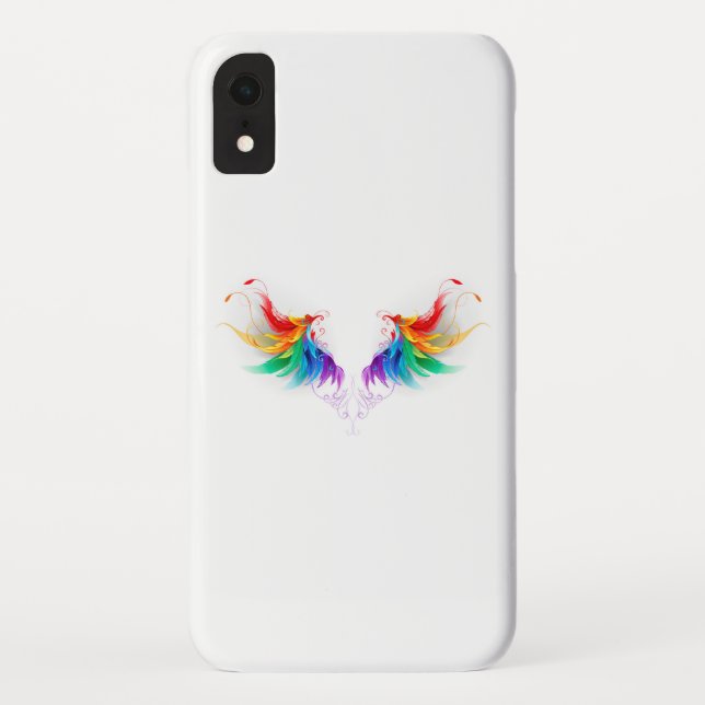 Capa Para iPhone, Case-Mate Asas Fluffy Rainbow (Verso)