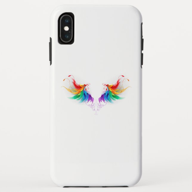 Capa Para iPhone, Case-Mate Asas Fluffy Rainbow (Verso)