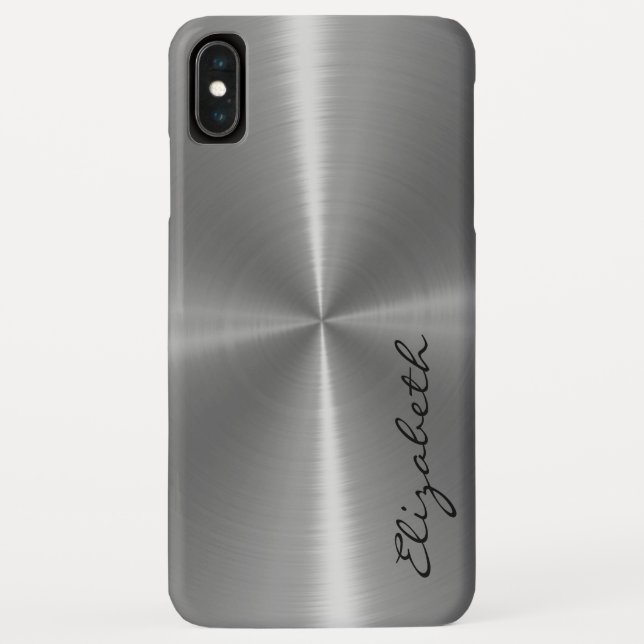 Capa Para iPhone, Case-Mate Aspecto metálico sem aço inoxidável (Verso)