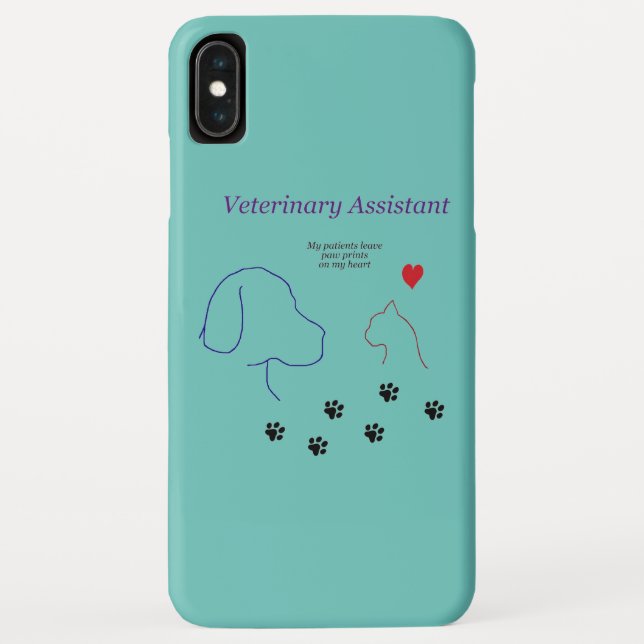 Capa Para iPhone, Case-Mate Assistente Veterinário - Impressões no Meu Coração (Verso)