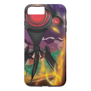 Capa Para iPhone Da Case-Mate Ataque de Alienígena de Ficção Científica!
