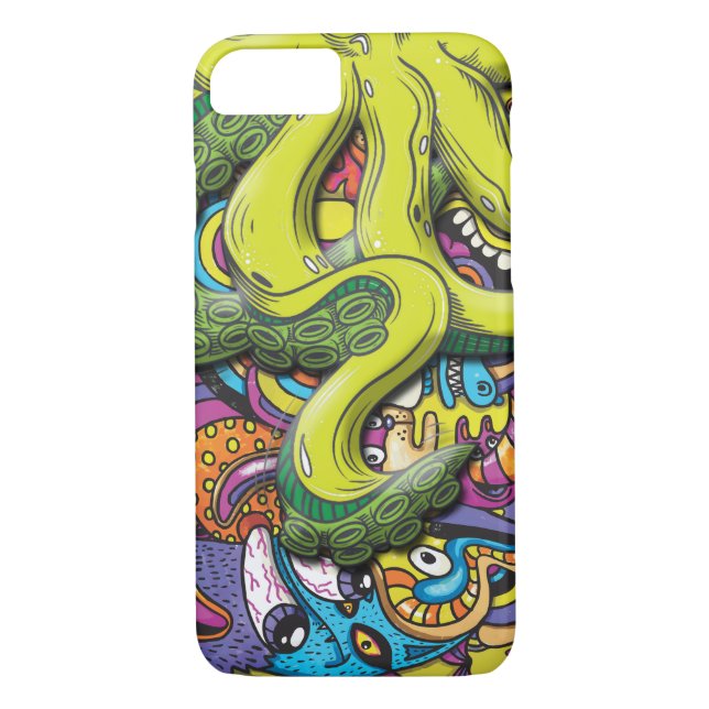Capa Para iPhone, Case-Mate Ataque Octopus (Verso)