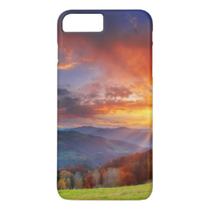 Capa Para iPhone Da Case-Mate Aumento do sol majestoso na paisagem das montanhas