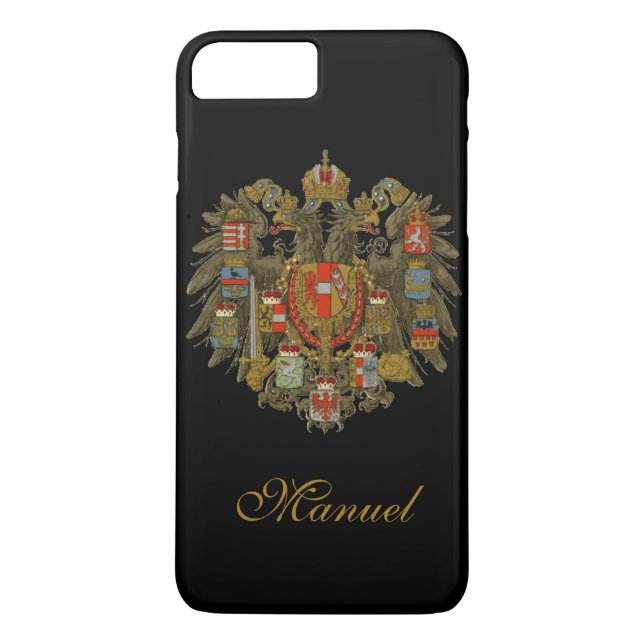 Capa Para iPhone, Case-Mate Áustria Hungria PERSONALIZADA (Verso)