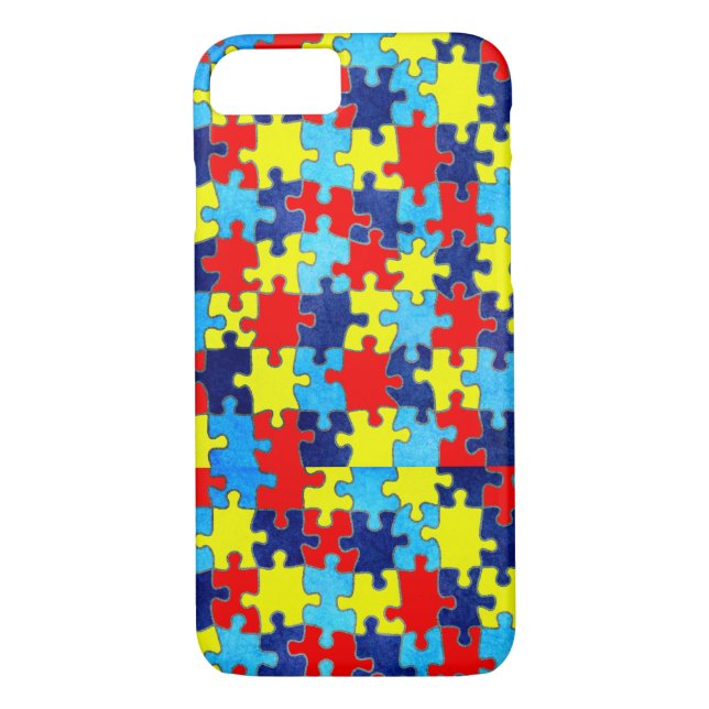 Capa Para iPhone, Case-Mate Autismo Quebra-cabeça de consciência por Shirley T (Verso)