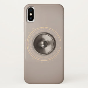Capa Para iPhone Da Case-Mate Auto-falante de música e discagem por rádio retrô