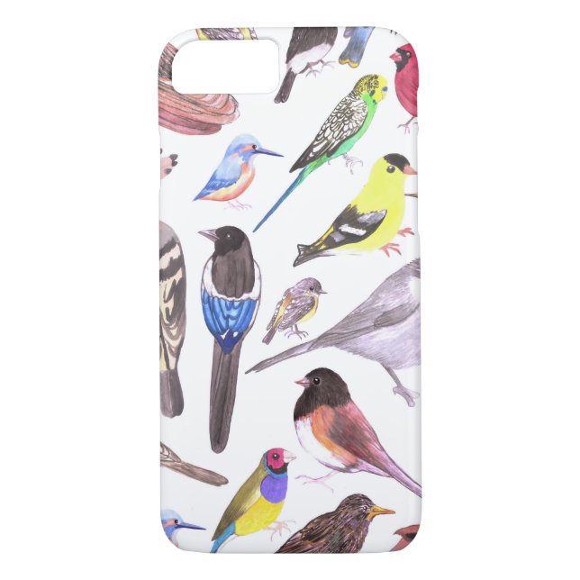 Capa Para iPhone, Case-Mate Aves da América - animais de companhia e aves selv (Verso)