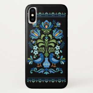 Capa Para iPhone Da Case-Mate Aves de Design Folk Húngaras
