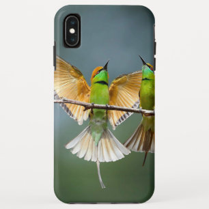 Capa Para iPhone Da Case-Mate Aves Verdes Congeladas na Fotografia das Árvores