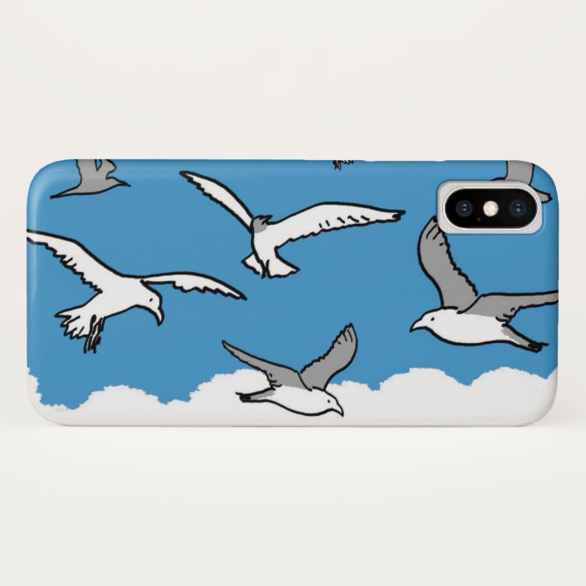 Capa Para iPhone, Case-Mate Aves Voadoras Altas Design (Verso (Horizontal))