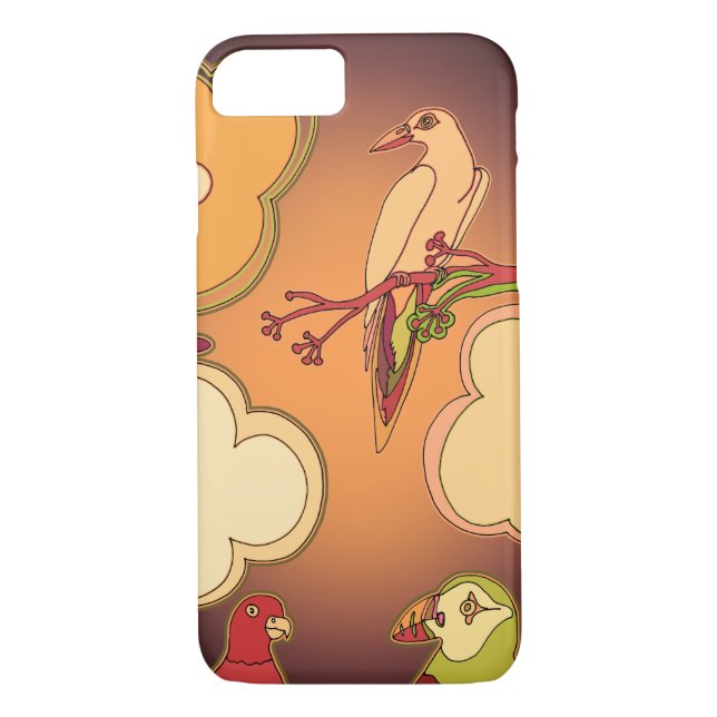 Capa Para iPhone, Case-Mate Aves Whimsical (Verso)