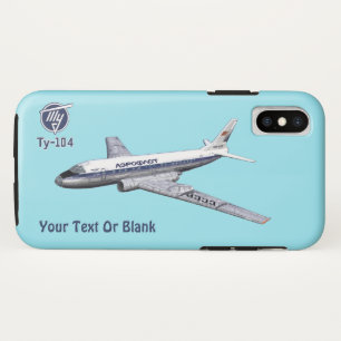 Capa Para iPhone X Avião soviético Tupolev (Т у о л е в) Tu-1