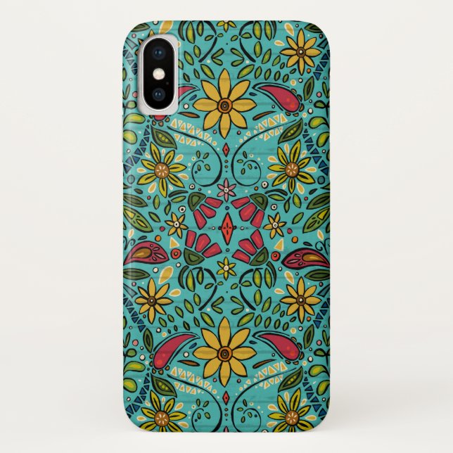 Capa Para iPhone, Case-Mate aziza turquoise (Verso)