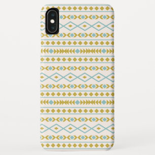 Capa Para iPhone Da Case-Mate Aztec Formas Padrão Creme Dourado de Teal