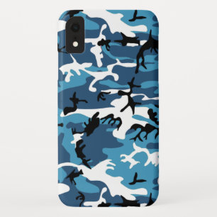 Capa Para iPhone Da Case-Mate Azul Camo do inverno