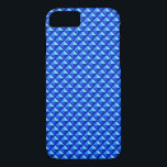 Capa Para iPhone Da Case-Mate Azul de apphire, olhar de esmalte, grelha estendid<br><div class="desc">Grelha geométrica de efeito 3d,  com o olhar do esmalte brilhante,  em azul-safira</div>
