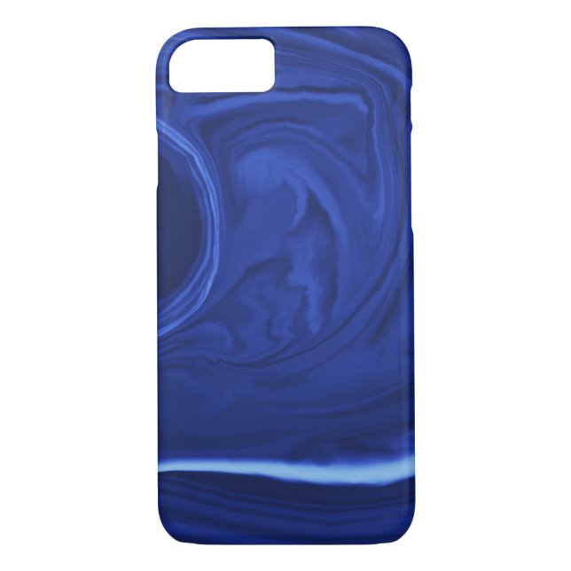 Capa Para iPhone, Case-Mate Azul de cobalto Texturizado (Verso)