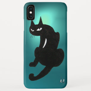 Capa Para iPhone Da Case-Mate Azul do CAT PRETO