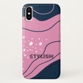 Capa Para iPhone Da Case-Mate Azul & rosa elegante e moderno