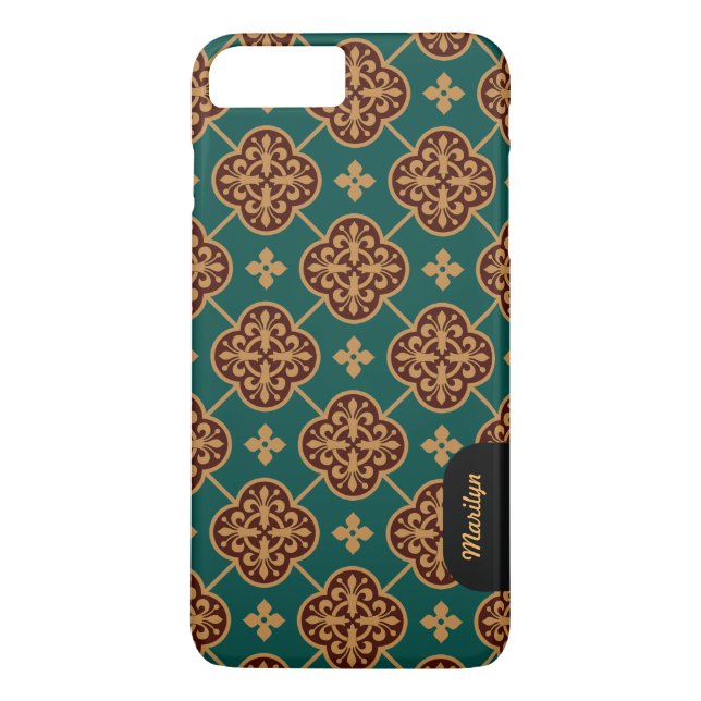 Capa Para iPhone, Case-Mate Azulejo medieval floral CC0911 Augustus Pugin (Verso)