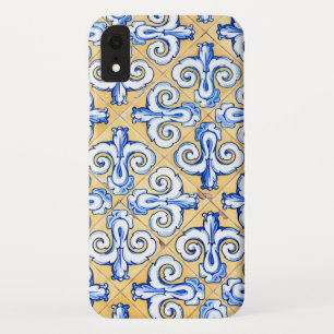 Capa Para iPhone Da Case-Mate Azulejos Espanhóis - Azulejo Azul, Amarelo e Bran