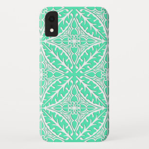 Capa Para iPhone XR Azulejos marroquinos - azul e branco de ovo de rob