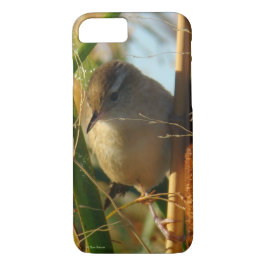 Capa iPhone 8/ 7 B3 Marsh Wren entre Taboas