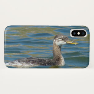 Capa Para iPhone Da Case-Mate B40 Grebe Juvenil de Pescoço Vermelho