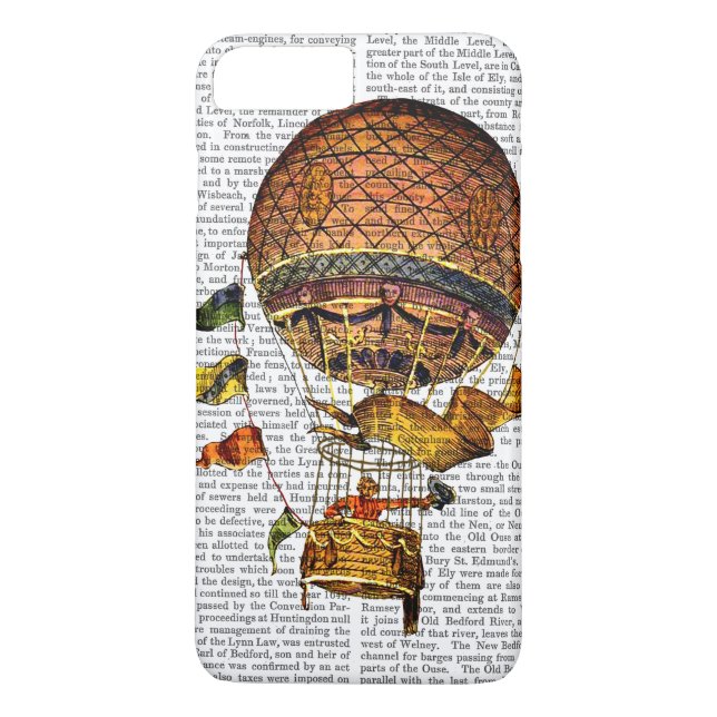 Capa Para iPhone, Case-Mate Balão de Ar Quente com Bandeiras (Verso)
