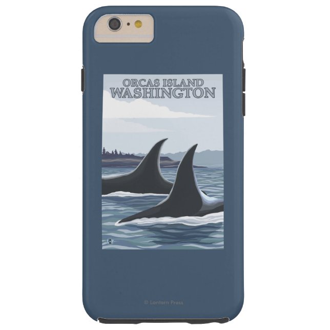 Capa Para iPhone, Case-Mate Baleias #1 da orca - orcas ilha, Washington (Verso)