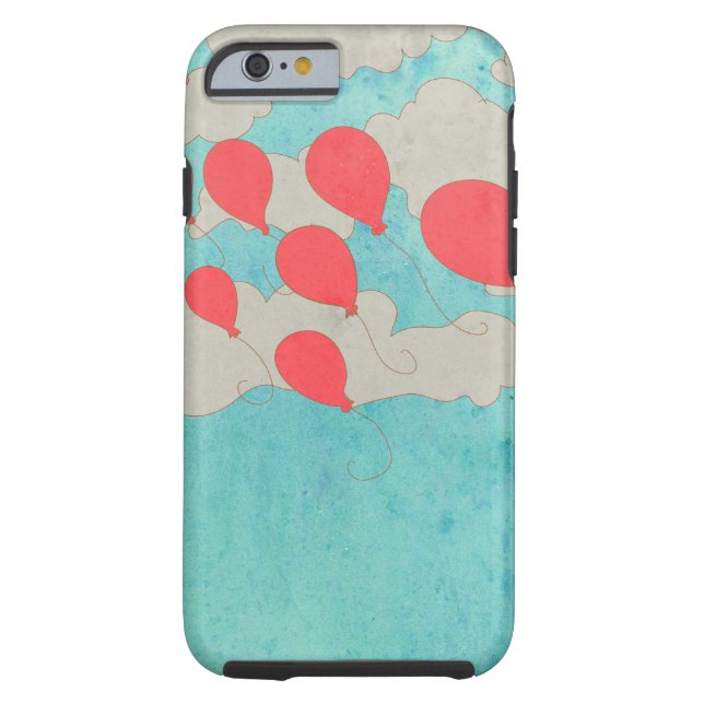 Capa Para iPhone, Case-Mate Balões vermelhos (Verso)