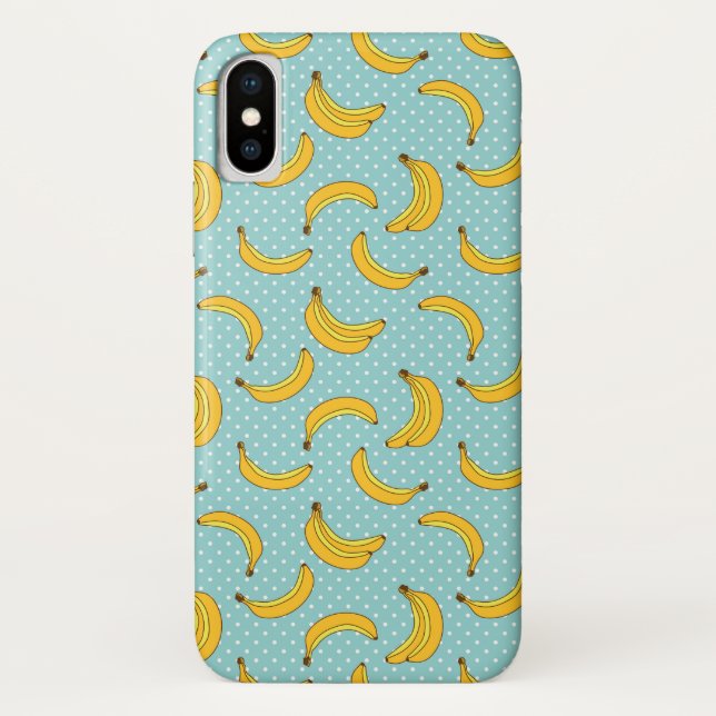 Capa Para iPhone, Case-Mate Bananas e pontos de Polk (Verso)
