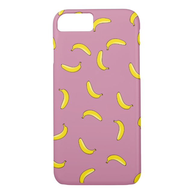 Capa Para iPhone, Case-Mate Bananas rosa (Verso)