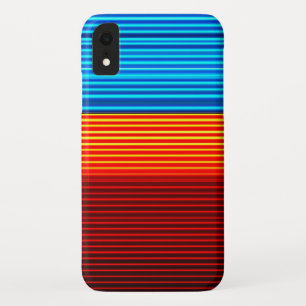 Capa Para iPhone Da Case-Mate Bandas vermelhas amarelas azuis