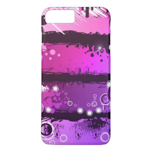 Capa iPhone 8 Plus/7 Plus Bandeira 3 da música do estilo do Grunge