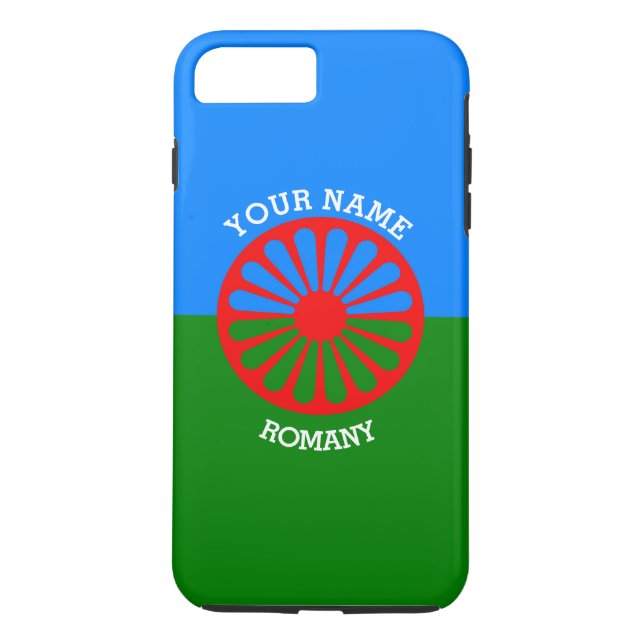 Capa Para iPhone, Case-Mate Bandeira aciganada personalizada dos viajantes do (Verso)