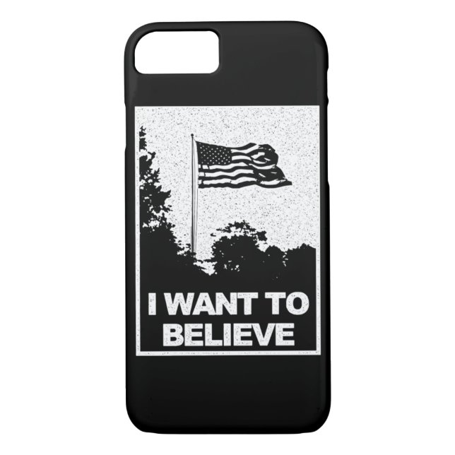 Capa Para iPhone, Case-Mate Bandeira Acredite em Silhouette - Eu Quero Acredit (Verso)
