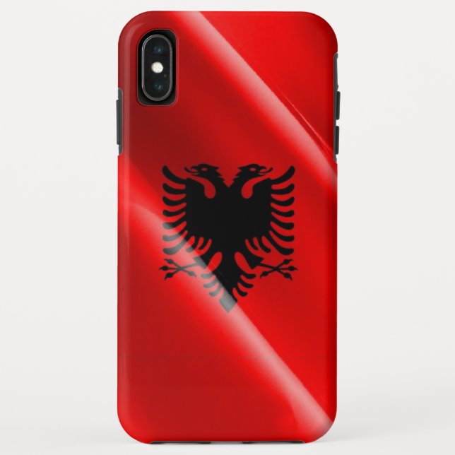 Capa Para iPhone, Case-Mate Bandeira albanesa - (Verso)