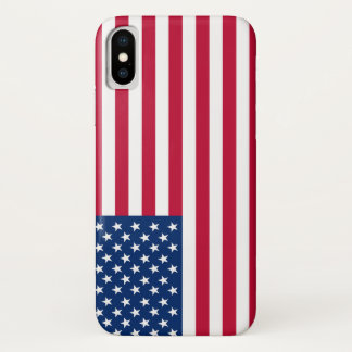 Capa Para iPhone X Bandeira América viagem