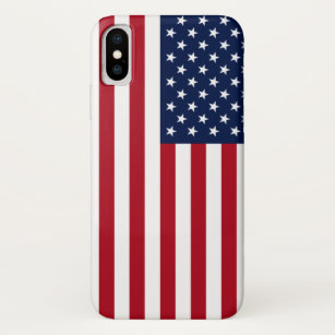 Capa Para iPhone X Bandeira americana