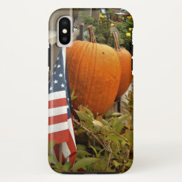 Capa Para iPhone Da Case-Mate Bandeira Americana com Pumpkins Cai
