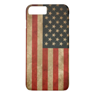 Capa Para iPhone Da Case-Mate Bandeira americana do Grunge do vintage - EUA