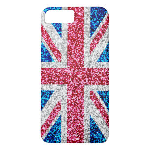Capa iPhone 8 Plus/7 Plus Bandeira britânica BRITÂNICA de Union Jack do