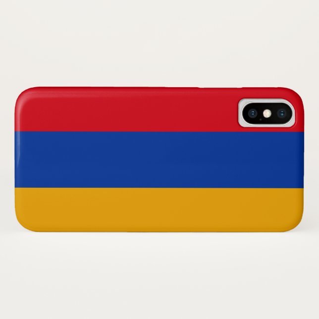 Capa Para iPhone, Case-Mate Bandeira da Armênia (Verso (Horizontal))