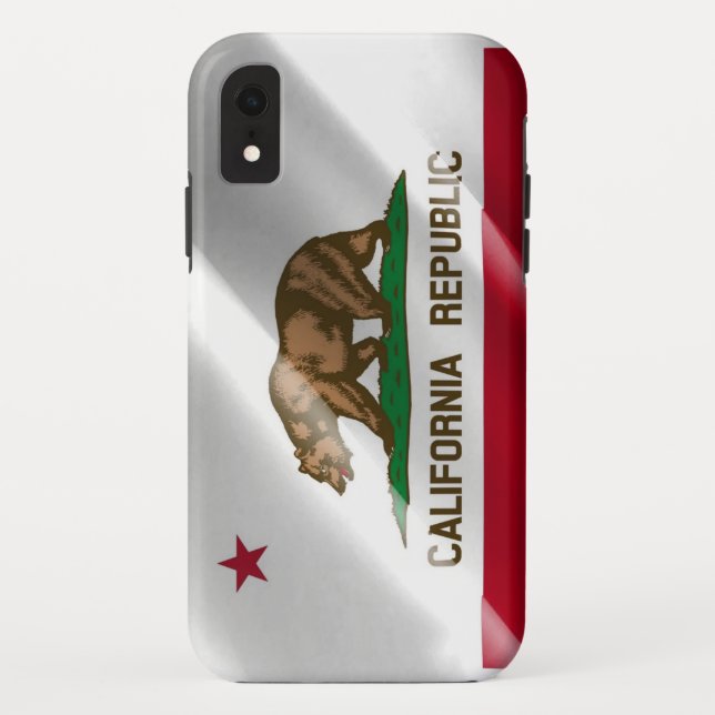 Capa Para iPhone, Case-Mate Bandeira da Califórnia - (Verso)