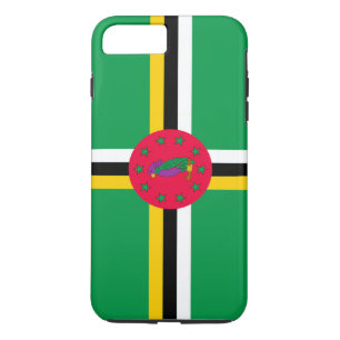 Capa iPhone 8 Plus/7 Plus Bandeira da Domínica