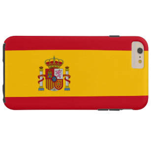 Capa Tough Para iPhone 6 Plus Bandeira da espanha