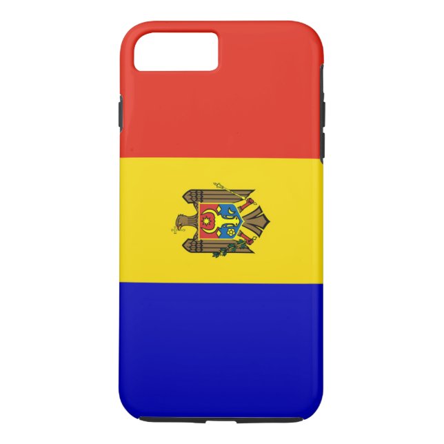Capa Para iPhone, Case-Mate Bandeira da Moldávia (Verso)