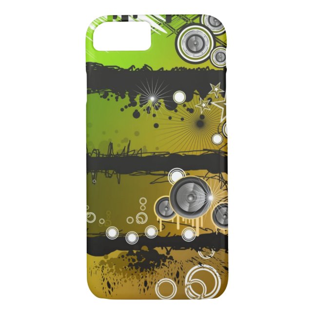 Capa Para iPhone, Case-Mate Bandeira da música do estilo do Grunge (Verso)