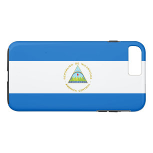 Capa iPhone 8 Plus/7 Plus Bandeira da Nicarágua